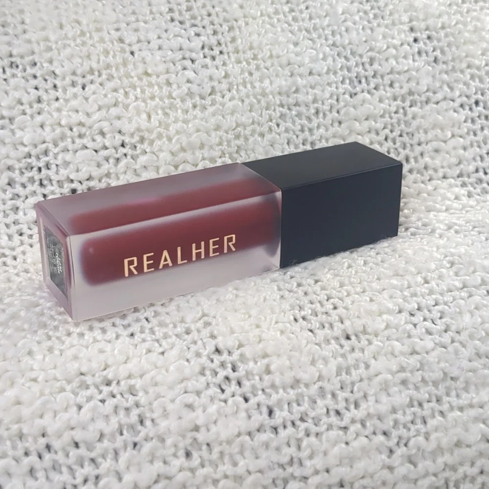 RealHer Matte Liquid Lipstick in I Am Tough/True Red, 4.5ml/0.15fl oz